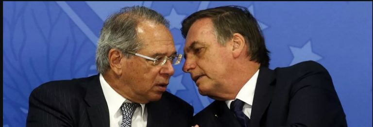 O ministro da Economia, Paulo Guedes e Jair Bolsonaro (Foto: Antonio Cruz/Agência Brasil)