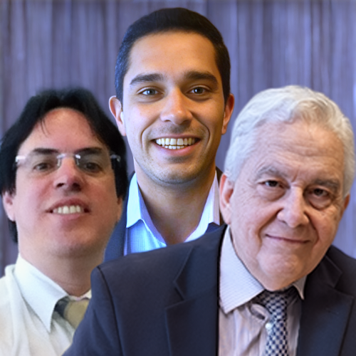 Foto de Marcel Caparoz, José Valter de Almeida e Paulo Rabello