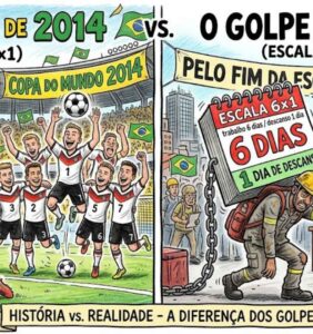 A escala 6×1 e o placar 7×1.
