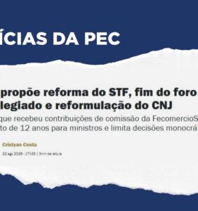 Proposta de reforma do STF e fim do Foro Privilegiado é concluída com contribuição do Instituto Atlântico